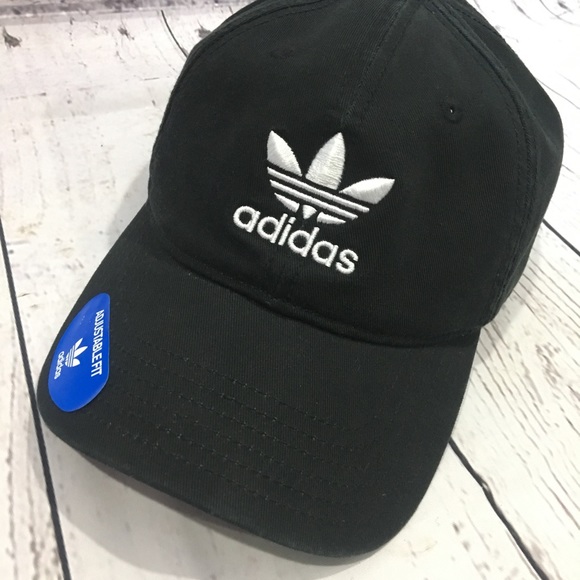 adidas Accessories - ADIDAS Black Trefoil Hat